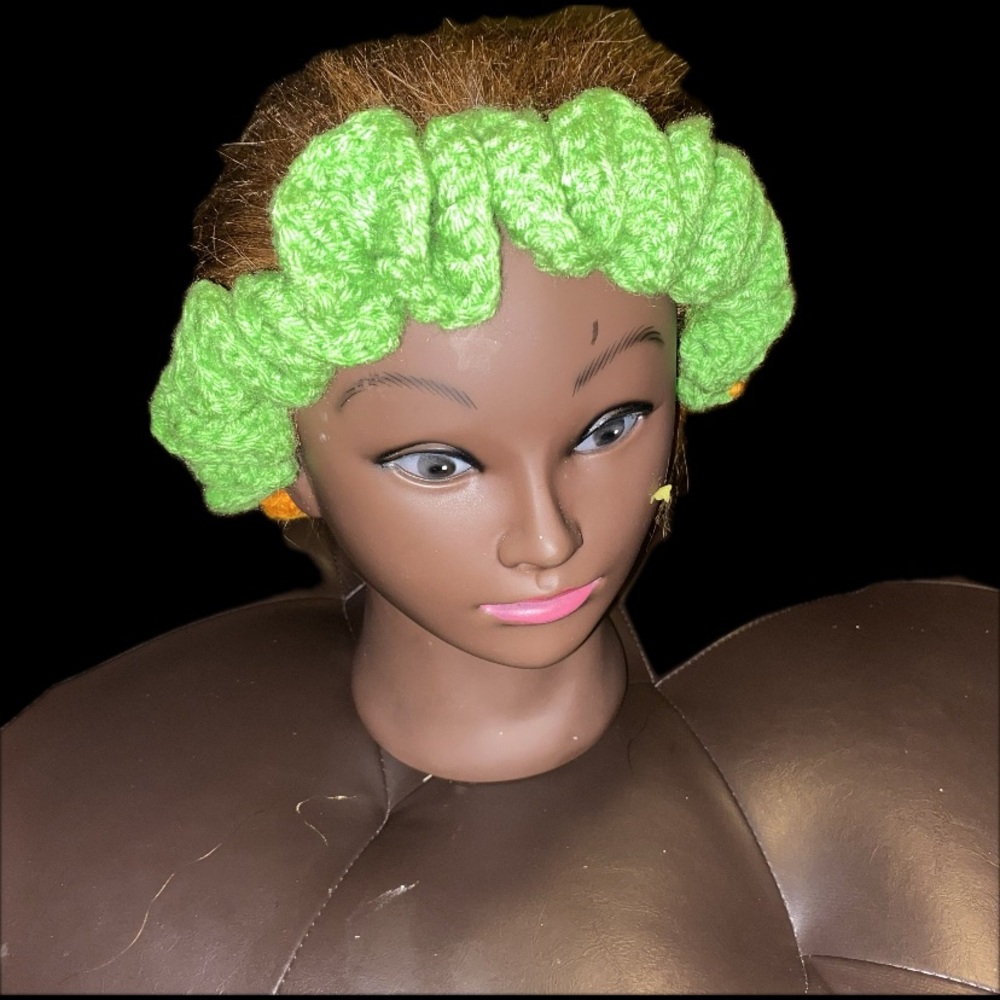 Green Crochet Headband